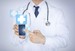 Doctor Holding Smartphone with Hospital App